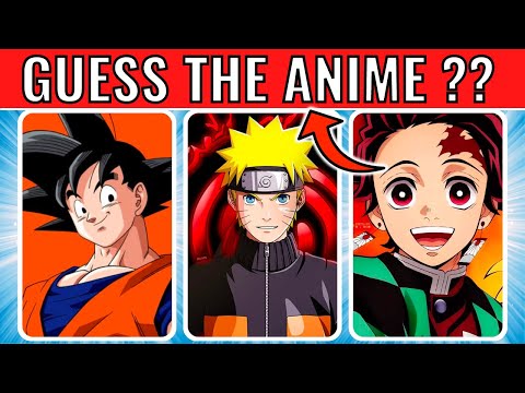 Guess the Anime Character | Anime Character Quiz - YouTube