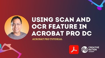 Using Scan and OCR Feature in Acrobat Pro DC