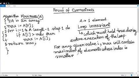 4  Example of Proof of Correctness | Design & Analysis of Algorithm | Computer Science | English