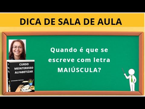 Quando é que se escreve com letra maiúscula? - YouTube