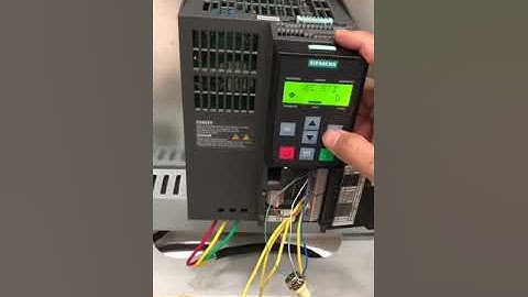 HƯỚNG DẪN CÀI ĐẶT BIẾN TẦN SINAMICS G120