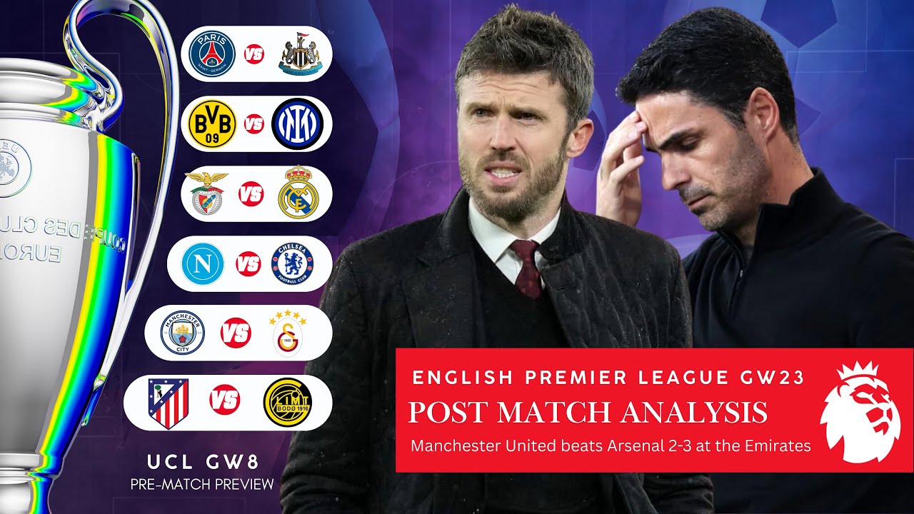 Arsenal's Title Hopes Gone? | ARS vs MAN UTD Post Match & VAR Debate | Uefa champions league GW8