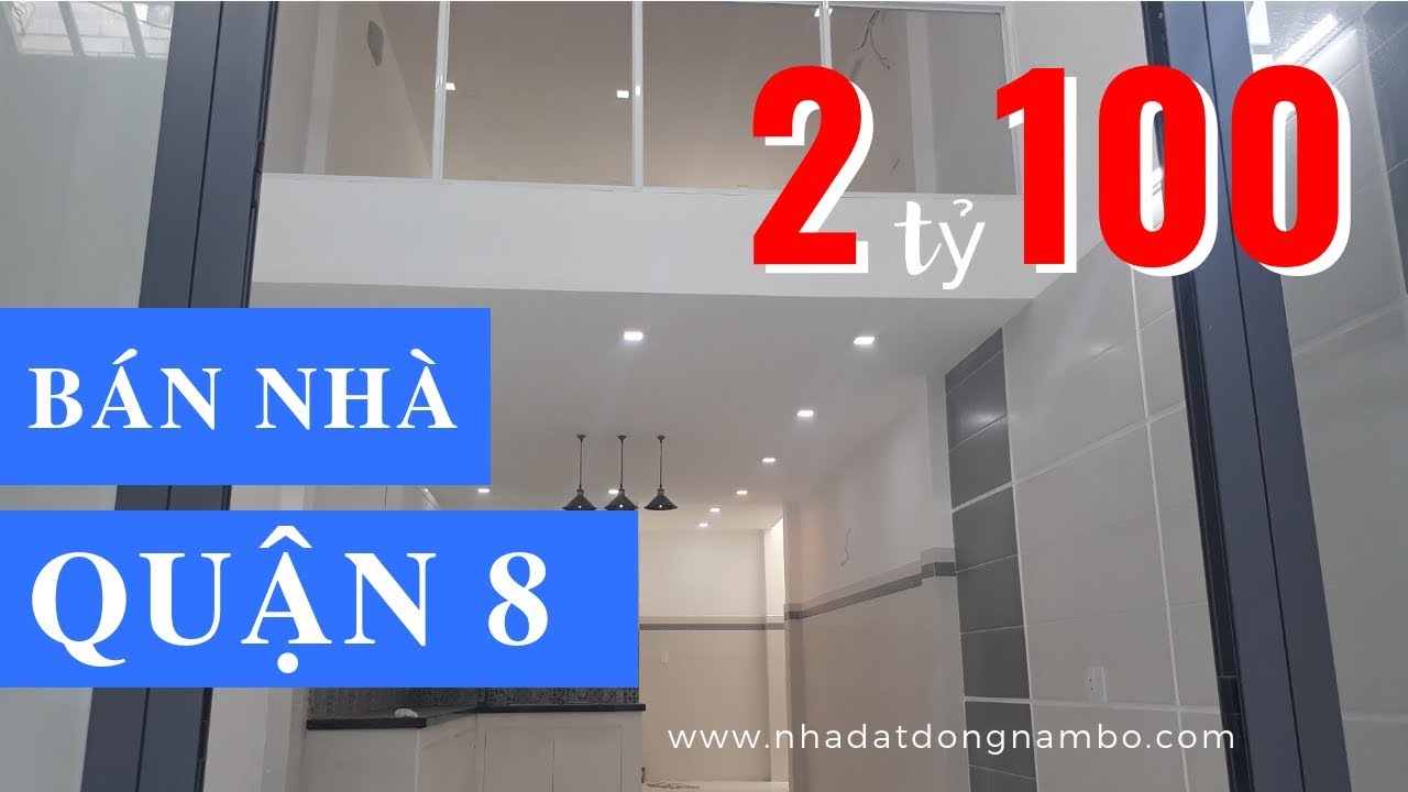 Bán nhà Quận 8 giá rẻ 2 tỷ 100, ngay chợ Phú Lợi 2, hẻm 280 Trịnh Quang Nghị