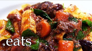 A heart warming and stomach filling dinner is never far off when you
have pasta, beef, pressure cooker! chef michael smith shows all the
steps to g...