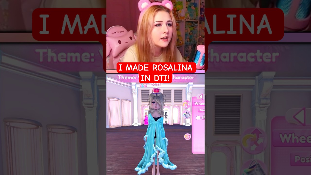 IS MY ROSALINA OUTFIT GOOD? 🫣 #roblox #dresstoimpress