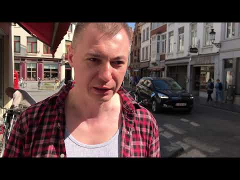 Брюгге.Бельгийское пиво Waterloo triple blonde