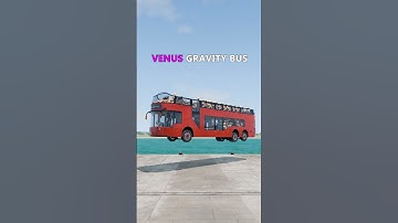 BUS vs Gravity😱✔ 🚗 #shorts