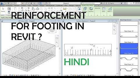 05-HOW TO ASSIGN REINFORCEMENT IN FOOTING IN REVIT ? IN HINDI.