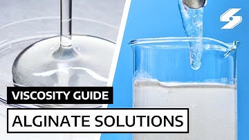 Alginate Solution Viscosity Comparison – 0.25% to 4%