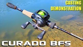 Curado BFS CASTING Demonstration... HOW FAR can it cast BFS lures?