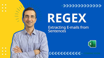 REGEX in Excel? Yes! - Extract E-mails Using Regular Expressions in Excel!