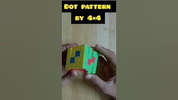 Amazing pattern by 4×4 Rubik