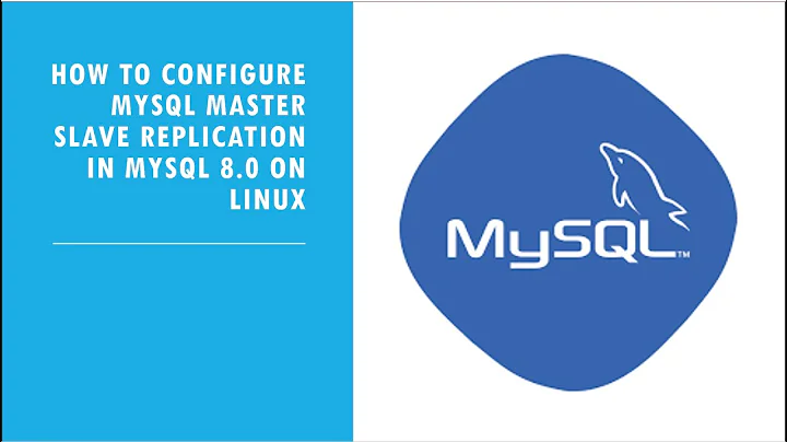 MySQL :How to Configure Mysql master slave replication in MYSQL database