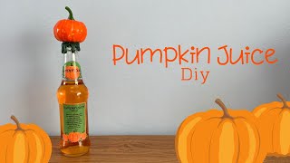 Pumpkin juice bottle diy - HARRY POTTER