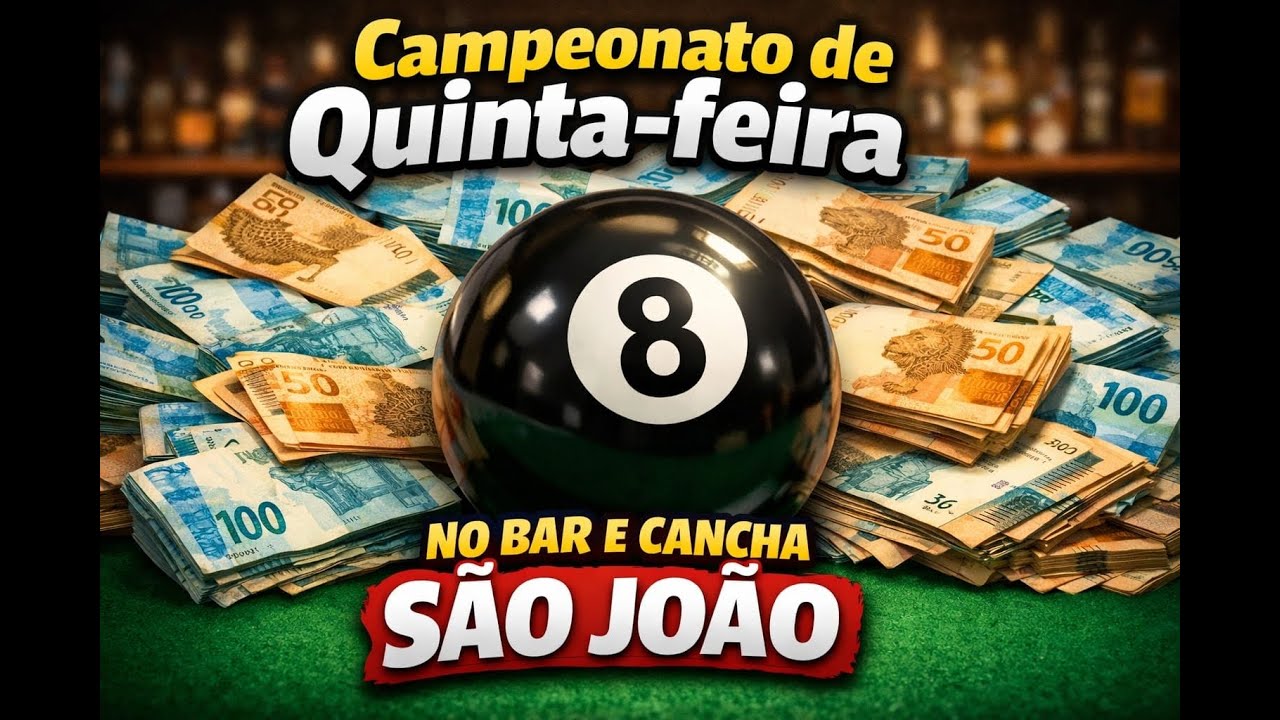 Image of video the Quinta da jogatina no Bar e Cancha São João #SINUCA 12