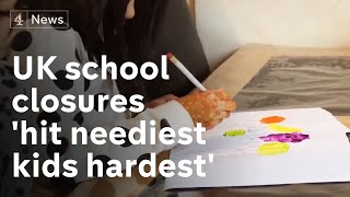 Charities warn UK school closures could have lasting impact on neediest children
