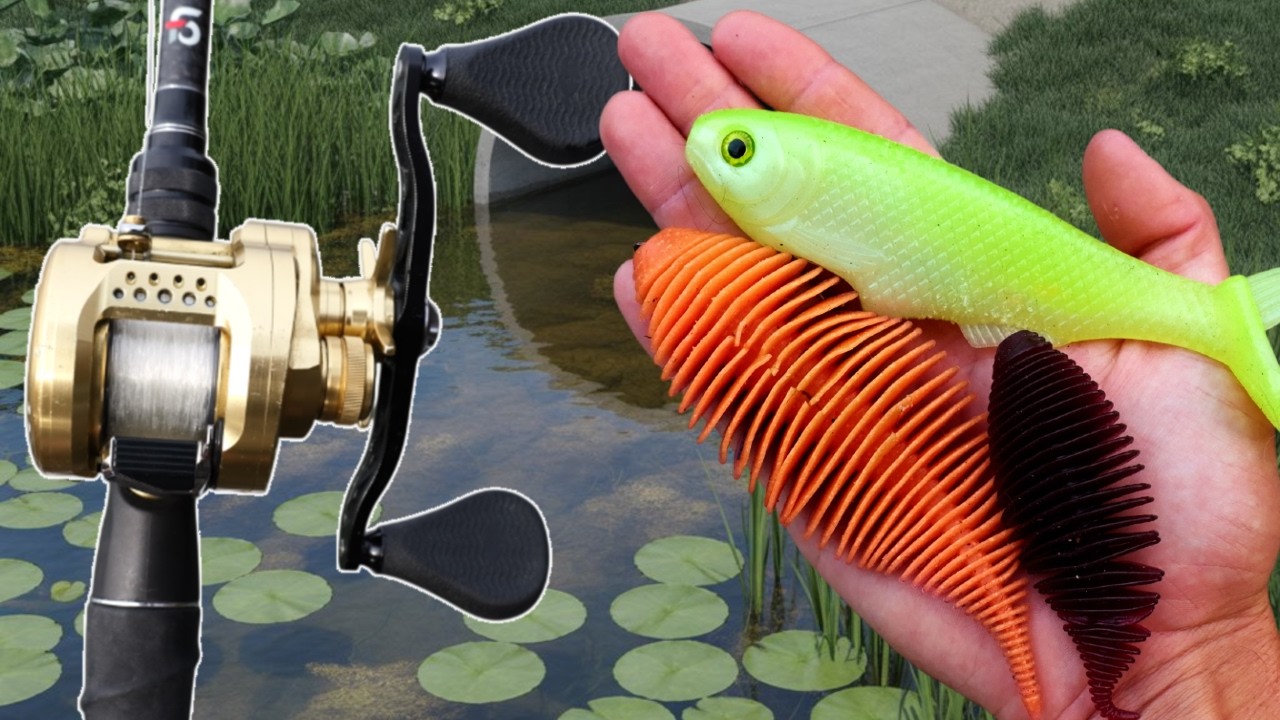 Fishing a Hidden Spillway For Big Pre Historic Fish