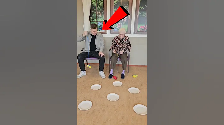 He creates games to play with the elderly at nursing homes ❤️ @bewegenisleven-joel