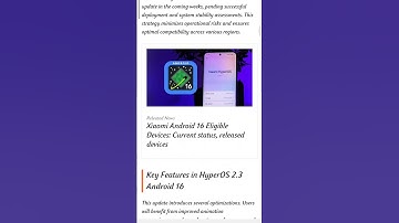 Xiaomi Android 16 HyperOS 2.3 stable update rolling out globally