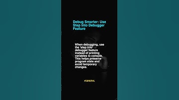 Debug Smarter Use Step Into De