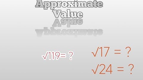 How to find the approximate value of non-perfect square number?⚠️🔥
