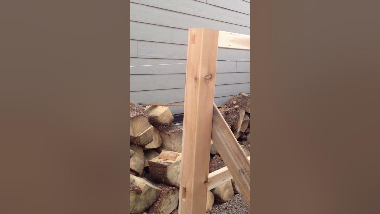Cedar fence with mortise & tenon rails YouTube