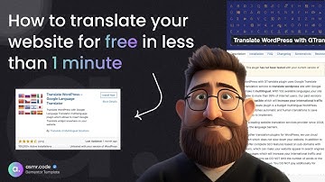 How to translate your WordPress website for free - in 1 minute