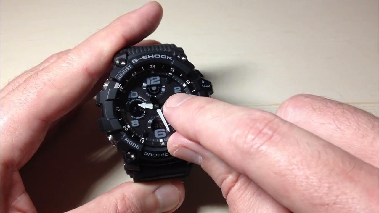 Casio Mudmaster GShock Auto Light Switch (GSG1001) YouTube