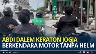 Viral Video Abdi Dalem Keraton Jogja Berkendara Tanpa Helm, Benarkah Bebas Tilang?