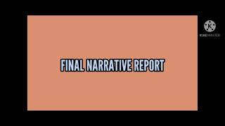 NSTP 2 - FINAL NARRATIVE REPORT