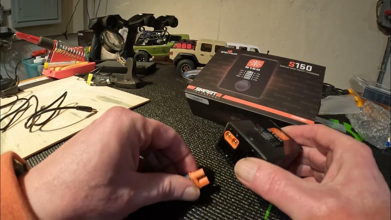 Using the Spektrum S150 Charger on the Axial SCX24 battery YouTube