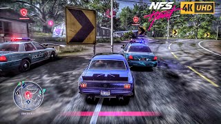 NFS Heat 4 Police cops chasing Mustang GT 1965 (Tunned) On Highway xx | 4K Gameplay #needforspeed