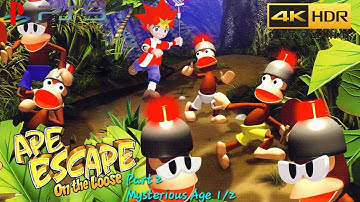 Ape Escape: On The Loose: Part 2: Mysterious Age 1/2 (PS5) (4KHDR)