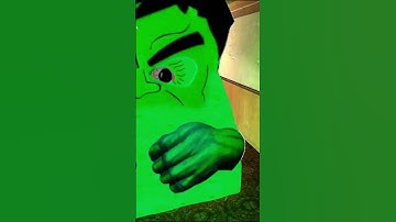 Hulk Munci in the halls nextbot gmod