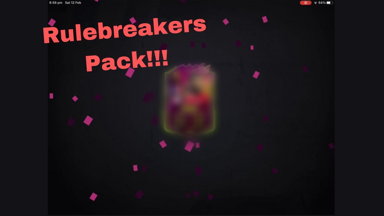 Opening My Rulebreakers Pack - Fifa 22