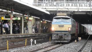 3085レ EF66-26号機牽引 貨物列車 大宮駅通過