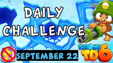 Bloons TD 6 Daily Challenge | Sharp Damage Only | No Hero No MK No Powers | September 22 2023