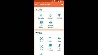 Media Master | Best Audio Video Editor App of 2018, free and no ads. screenshot 1