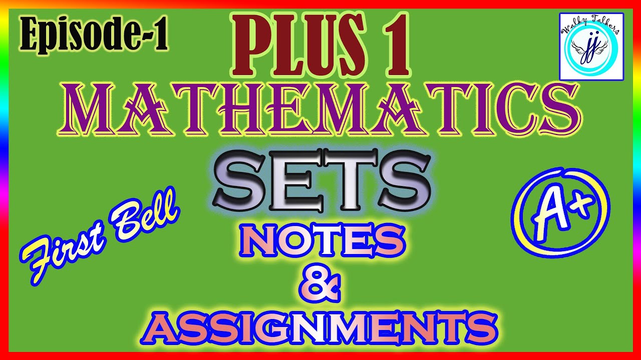 Plus one Mathematics Sets | Part 1 | Textbook Q&A | Plusone Mathematics ...