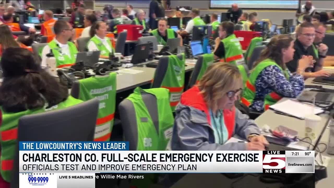 VIDEO: Charleston County prepares for severe storms with emergency exercise