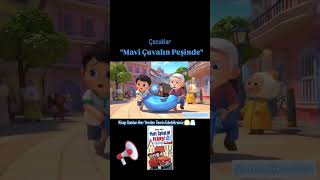 ÇOCUKLAR MAVİ ÇUVALIN PEŞİNDE 🤗🖐#serkanakkuş #kitap #kitapönerisi #shortvideo #shorts #short #çocuk