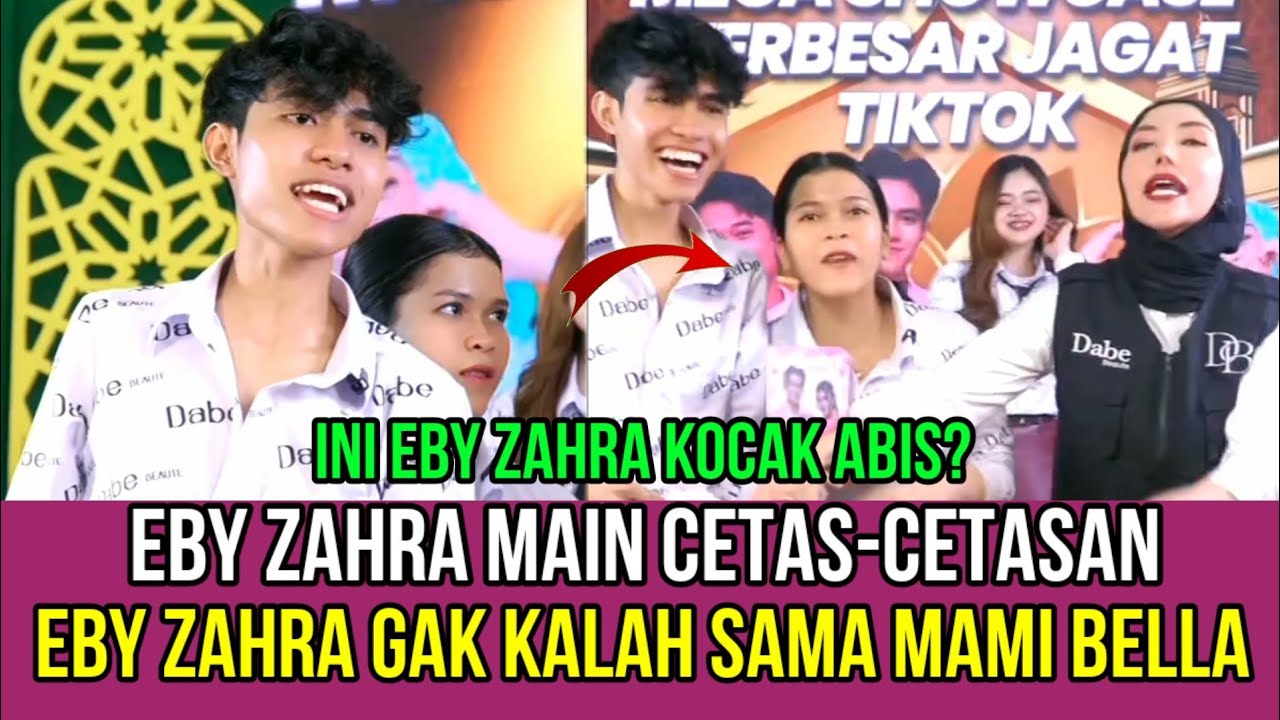 Live Eby Zahra Main Cetas-cetasan, Zahra Eby Gak Mau Kalah Dari Mami Bella!