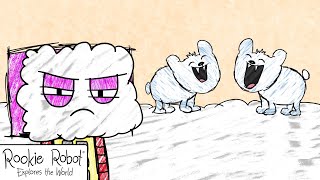 Rookie Robot🤖 | Snow Fight With Cute Polar Bears 🐻‍❄️ | Funny Cartoons For Kids