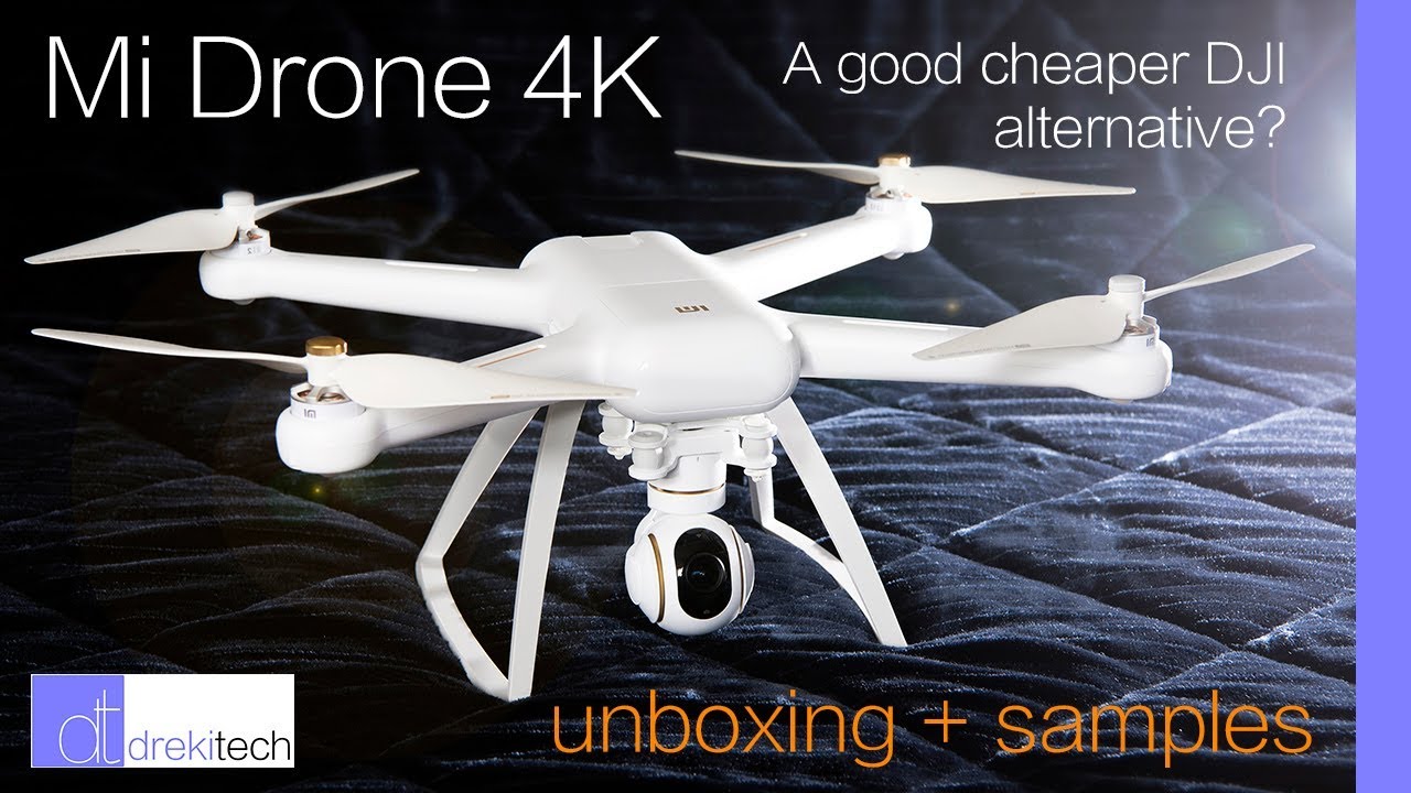 The Xiaomi Mi Drone 4K   a DJI Alternative for Less Money  Unboxing  Flight Samples