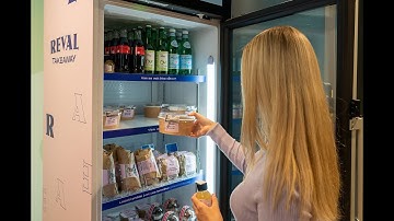 Reval Takeaway smart refrigerator with payment solution