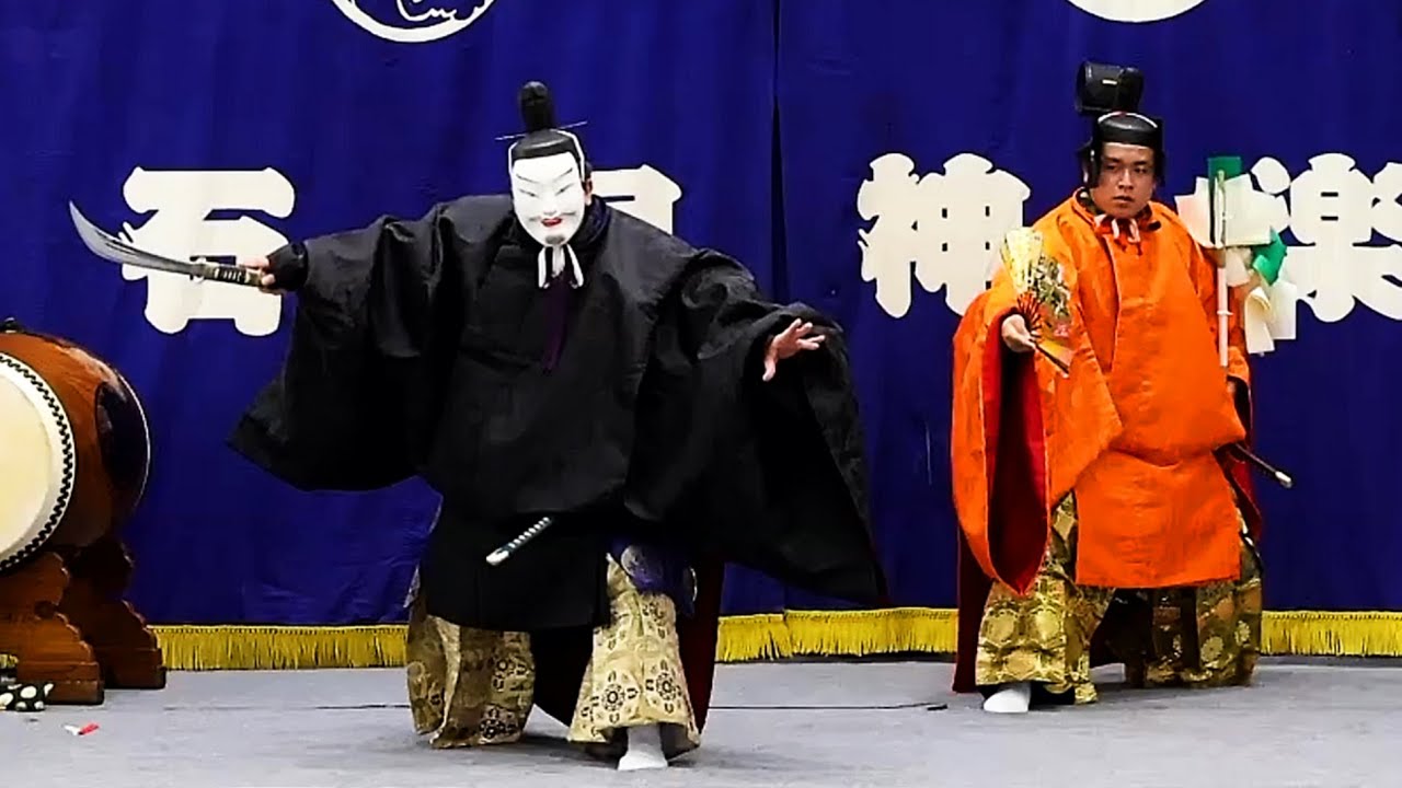 【石見神楽　天神】 #都治神楽社中 2025.8.17～ゆめタウン江津