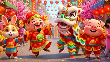 Bé Vui Đón Tết Remix 🦁 Nhạc Tết Múa Lân – Con Vật Dễ Thương | Chào Xuân 2026