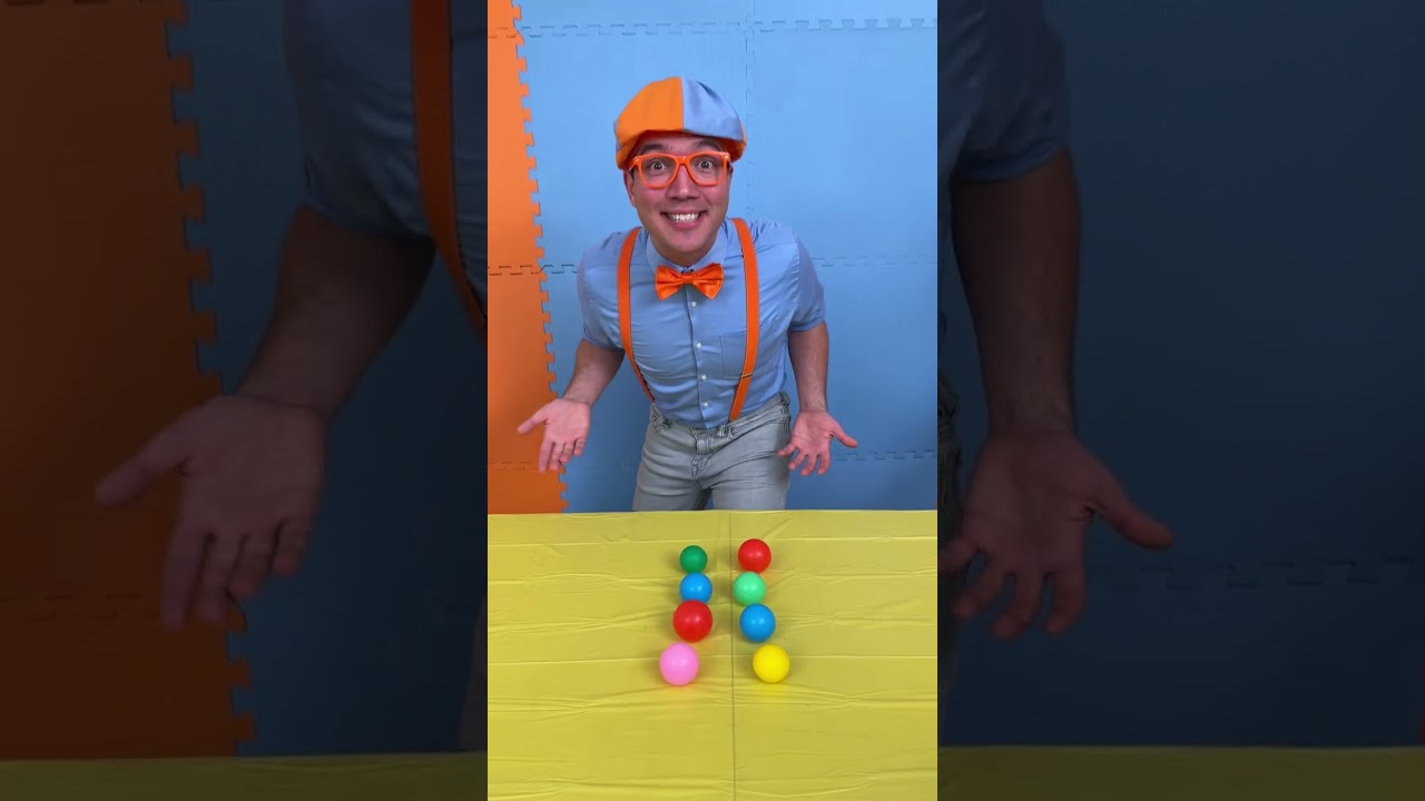 Blippi Ball Pit Math! | Cars & Truck Videos for Kids | 