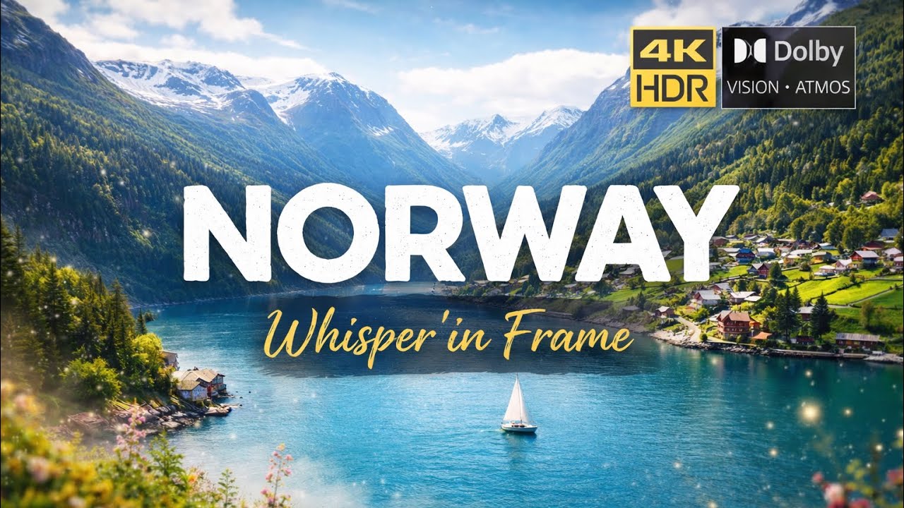 Norway 4K HDR 🇳🇴 | Relaxing Nordic Nature & Peaceful Fjords | Whisper in Frame