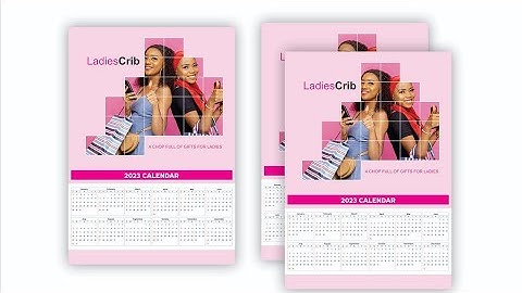 CorelDraw 2021 Best Calendar Design